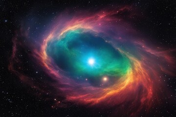 Wonderful and breathtaking galaxy illustration