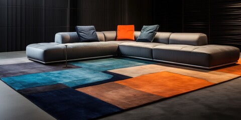 Contemporary room rug