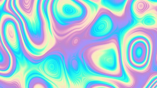 Colorful Seamless Fluid Art Abstract Background. animation. 4k looping footage