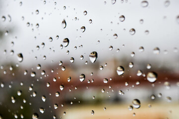 Lluvia en la ventana