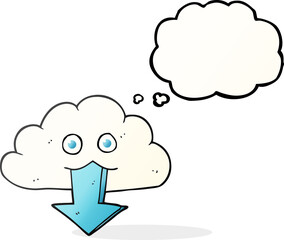 thought bubble cartoon download from the cloud