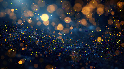 abstract background with Dark blue and gold