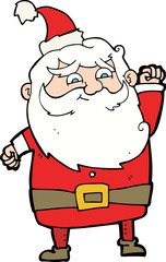 cartoon santa claus