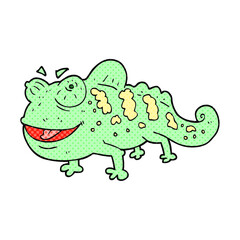 cartoon chameleon