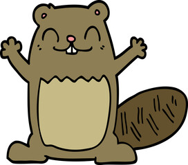 cartoon beaver