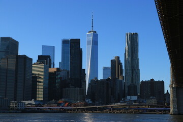 One Wolrd Trade Center, Freedom tower in lower manhattan, the financial district