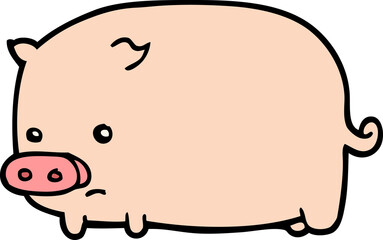 cute cartoon pig