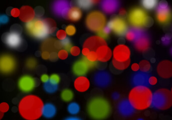 abstract christmas lights background 