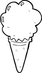 cartoon ice cream