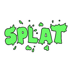 cartoon splat