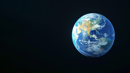Naklejka na ściany i meble Planet Earth background with space for text. 