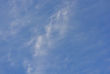 Bright and colorful photos of heavenly angelic white clouds and blue, blue sky with sunlight....