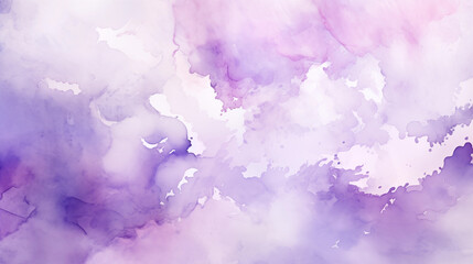 Abstract watercolor background gradient from purple to white ideal to place copy on it	
