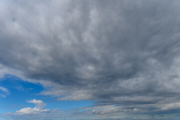 Obraz premium sky over the Mediterranean sea on a winter day in Cyprus 4
