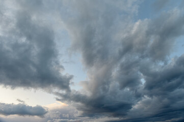 sky at sunset over the mountains and the Mediterranean sea on a winter day in Cyprus 7