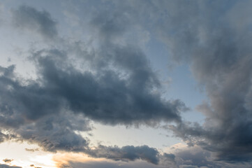 sky at sunset over the mountains and the Mediterranean sea on a winter day in Cyprus 4