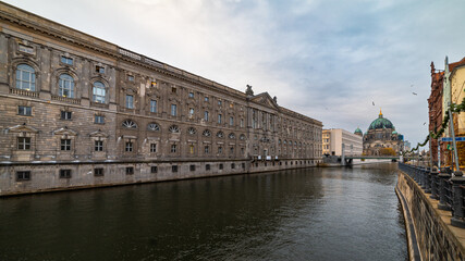 buildings along the Spree River in Berlin
