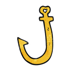 textured cartoon hook