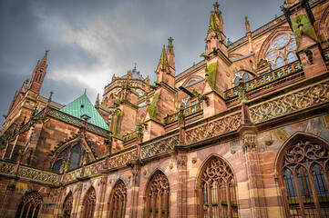 Part of the architectural ensemble of the Strasbourg Cathedral