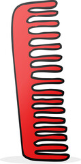 cartoon comb