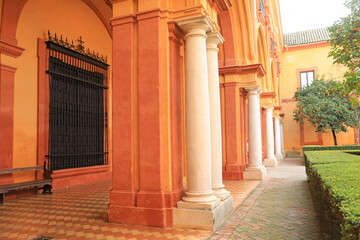 Fototapeta premium sevilla reales alcázares patio jardines 4M0A5446-as24