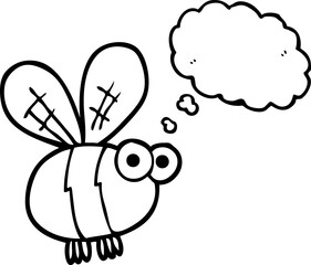 thought bubble cartoon bee