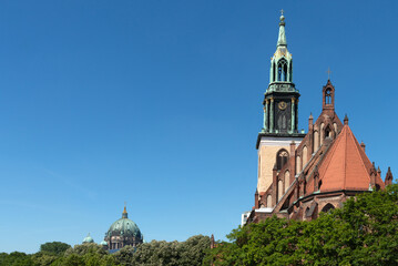 Blick in Richtung St. Marienkirche und Berliner Dom