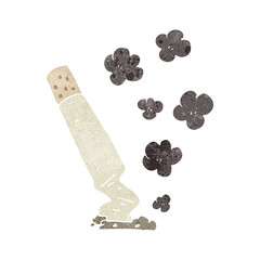 retro cartoon cigarette