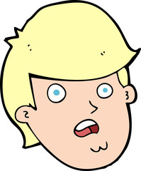 cartoon man with big chin