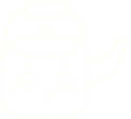 Obraz premium Kettle Chalk Drawing