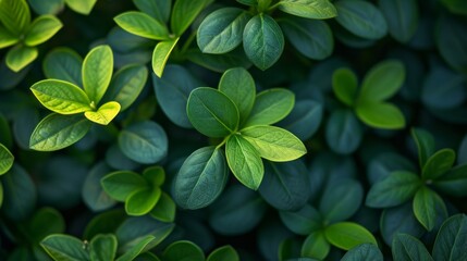 Vibrant Green Plant Leaves