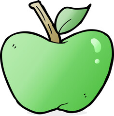 cartoon apple