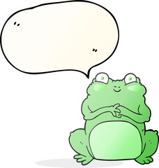 speech bubble cartoon funny frog