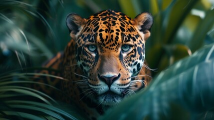 Mesmerizing Jaguar in Dense Jungle