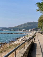 Seawall View in Formica, Italy 