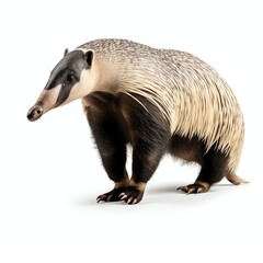 Fototapeta premium a anteater, studio light , isolated on white background