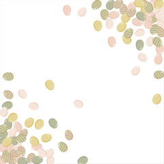 Happy Easter Banner. Pattern of eggs, flowers and twigs. For card, banner, poster, flyer, and web. Spring Festival. Vector illustration