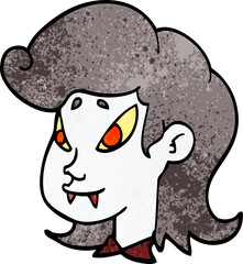 cartoon doodle vampire