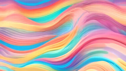 Obraz premium Rainbow watercolor, rainbow, pastel rainbow background, Colored pastel textures, color background