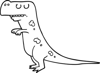 cartoon dinosaur