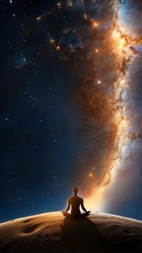 galaxy in the space