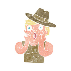 cartoon shocked australian guy