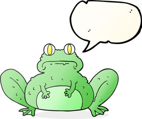 speech bubble cartoon frog