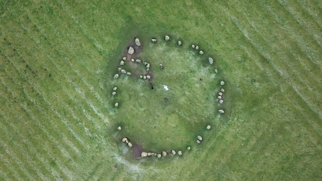 Castlerigg Stone Circle, built around 3000BC, Keswick, Lake District, Cumbria, England