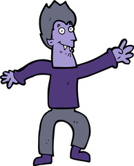 Obraz premium cartoon vampire