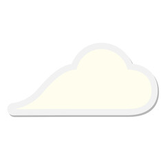 cloud sticker