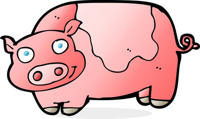 cartoon pig