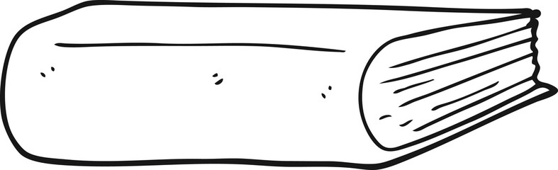 black and white cartoon book