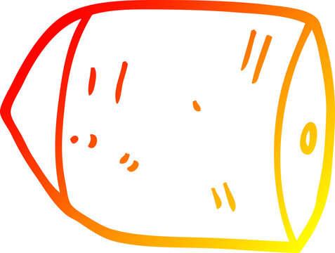 recommend clip art: warm gradient line drawing cartoon bullet