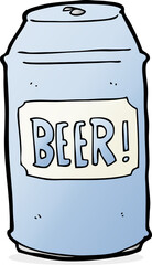 cartoon beer can